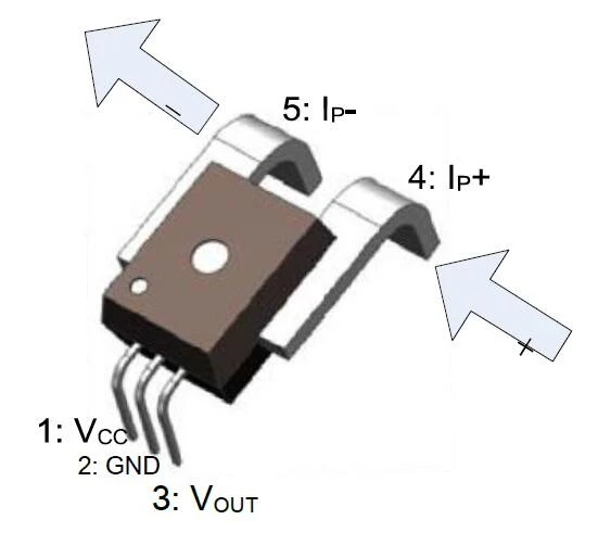 SCT100BR Hall Effect Current Sensor IC Substitute For ACS770LCB-100B-PFF-T.